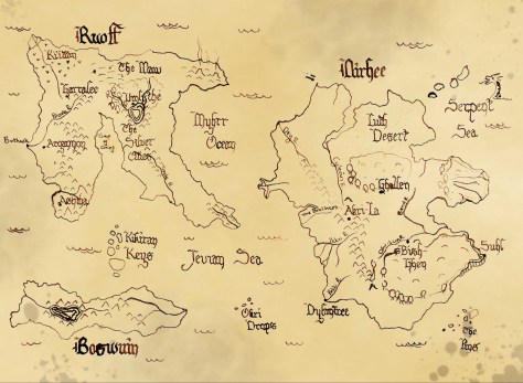A map of Yrthull